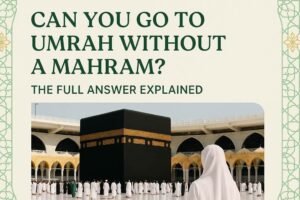 can go umrah without mahram